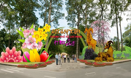 Hội hoa xuân Ất Mùi 2015 TPHCM